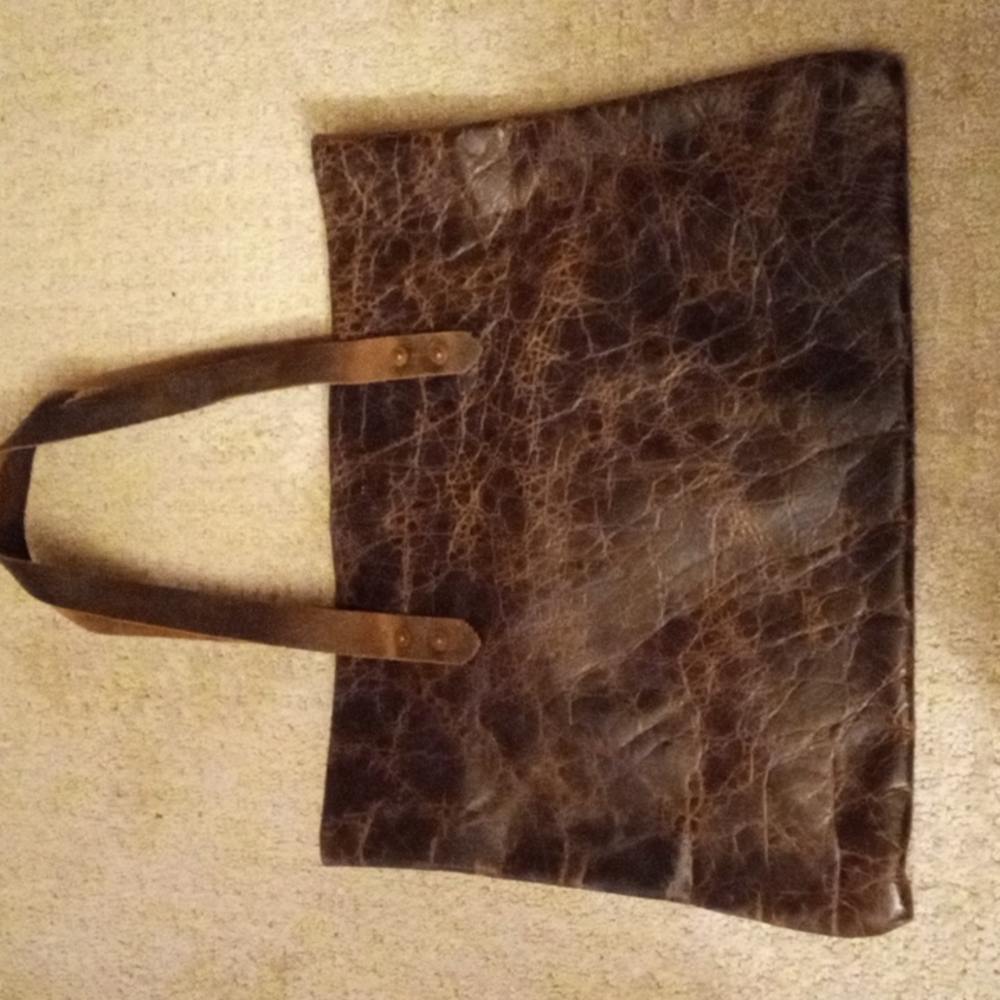 ELLISBLAKE Boho leather tote bag